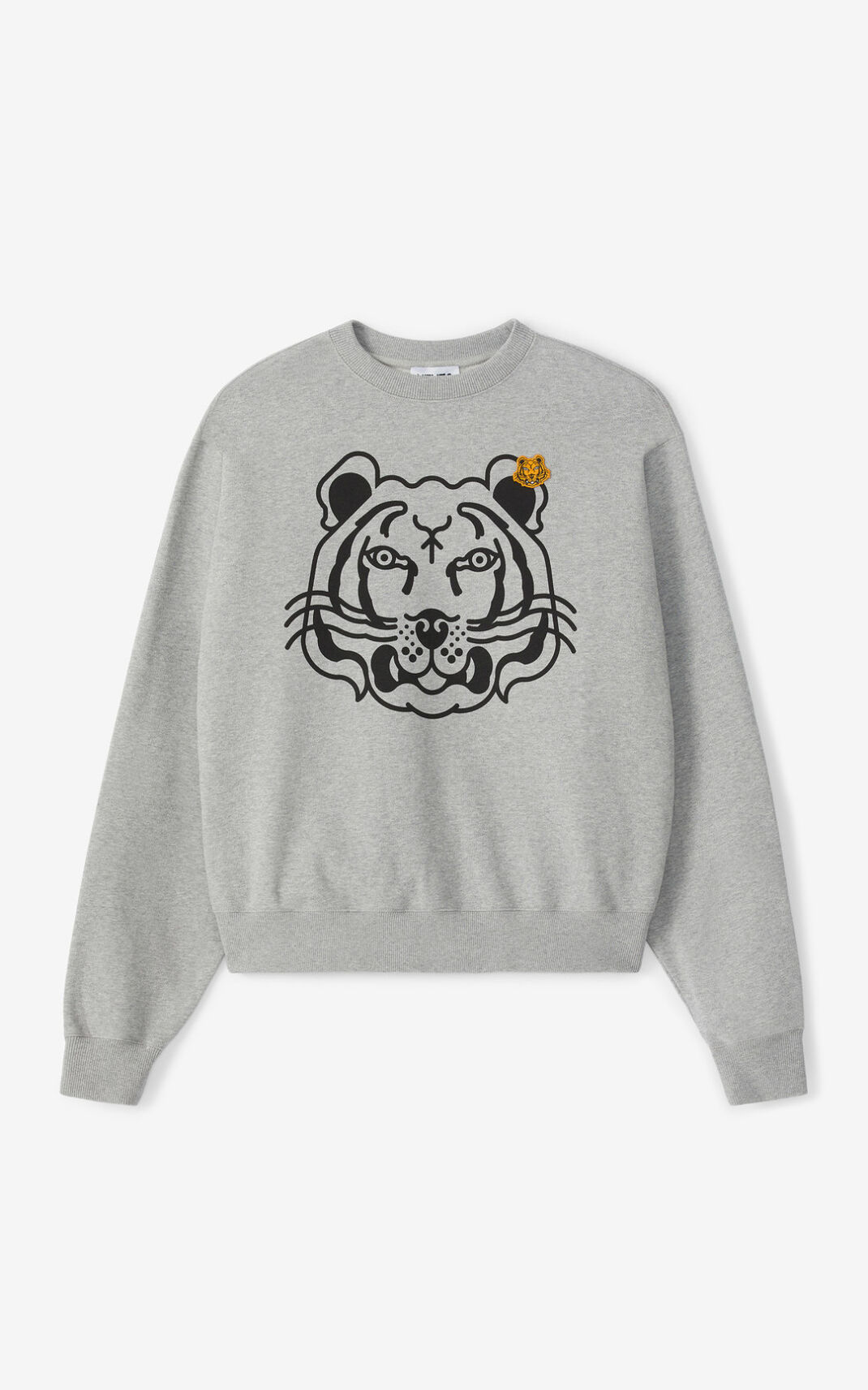 Kenzo K Tiger Sweatshirt Herre - Grå DK-401135